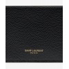 YSL UPTOWN CHAIN WALLET IN GRAIN DE POUDRE EMBOSSED LEATHER SHOULDER BAG