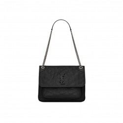 YSL NIKI MEDIUM IN VINTAGE LEATHER SHOULDER BAG