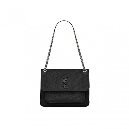 YSL NIKI MEDIUM IN VINTAGE LEATHER SHOULDER BAG