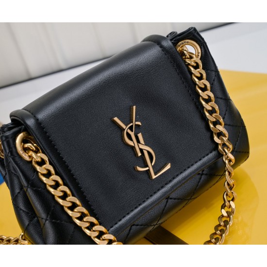 YSL MINI NOLITA IN LAMBSKIN SHOULDER BAG