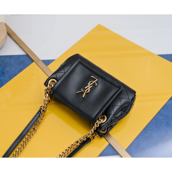 YSL MINI NOLITA IN LAMBSKIN SHOULDER BAG