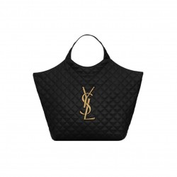 YSL ICARE MAXI SHOPPING BAG IN QUILTED LAMBSKIN SHOULDER BAG