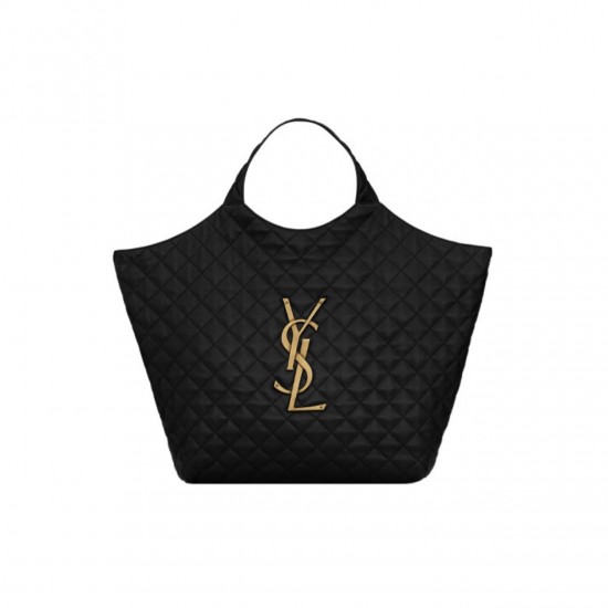 YSL ICARE MAXI SHOPPING BAG IN QUILTED LAMBSKIN SHOULDER BAG