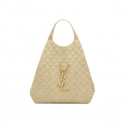 YSL ICARE MAXI SHOPPING BAG IN QUILTED LAMBSKIN SHOULDER BAG