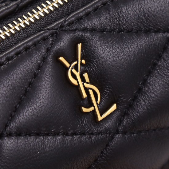 YSL SADE MINI TUBE BAG IN QUILTED LAMBSKIN SHOULDER BAG