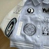 LV Paris Embroidery Varsity Jacket