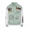 LV Paris Embroidery Varsity Jacket