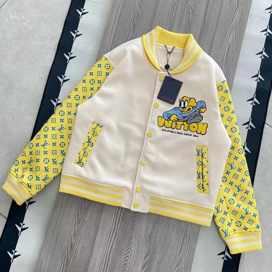 LV Cartoon Varsity Jacket