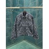 LV Denim Jacket Monogram Pointilism Pattern