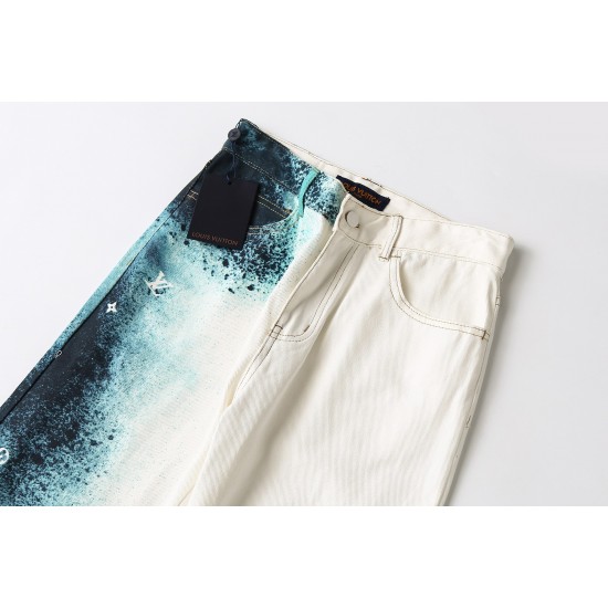 LV starry sky jeans