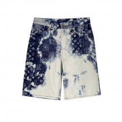 LV monogram denim shorts