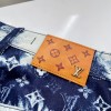 LV monogram denim shorts