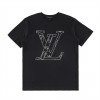 LV x NBA lettered half-sleeve shirt