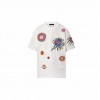 LV x Yayoi Kusama embroidered shirt