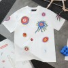 LV x Yayoi Kusama embroidered shirt