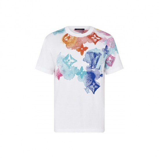 LV painted graffiti shirt