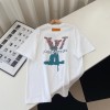 LV monogram letter print shirt