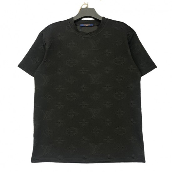 LV dark pattern jacquard shirt