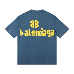 Balenciaga Washed Frayed T-Shirt