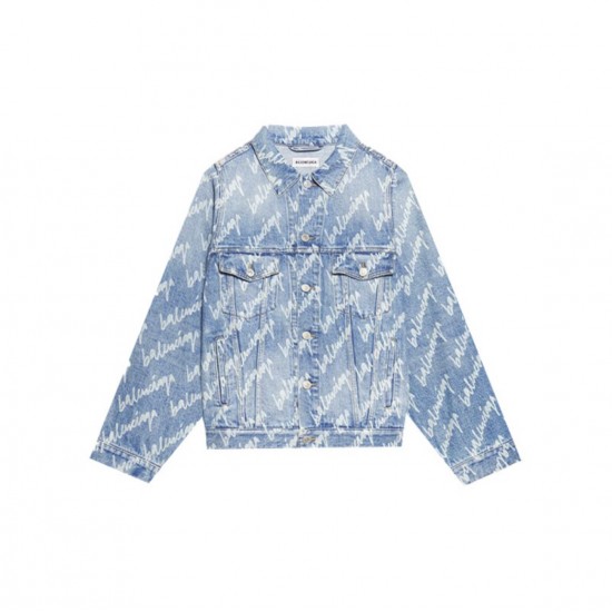 Balenciaga Washed Denim Jacket