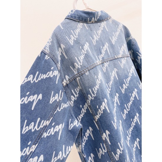 Balenciaga Washed Denim Jacket