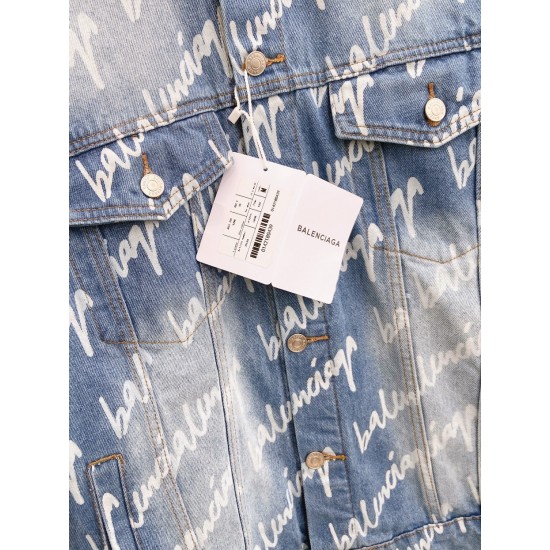 Balenciaga Washed Denim Jacket