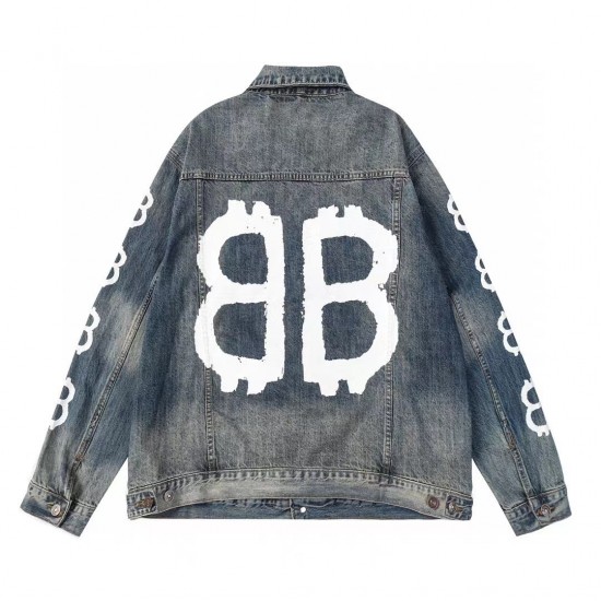 Balenciaga Lettered Jacket