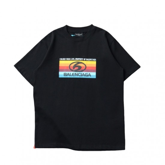 Balenciaga Letter Print Logo Short-Sleeved T-Shirt