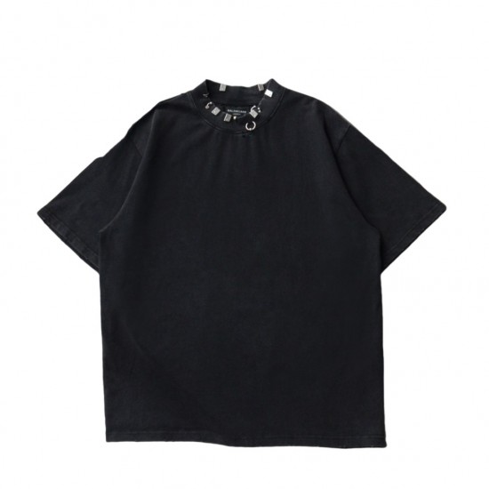 Balenciaga Washed Distressed T-Shirt