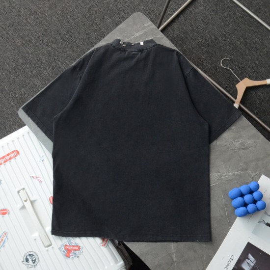 Balenciaga Washed Distressed T-Shirt