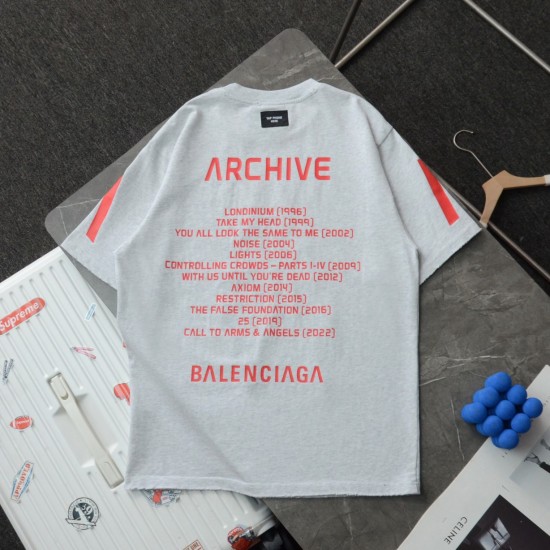 Balenciaga Burst Triangle Print T-Shirt