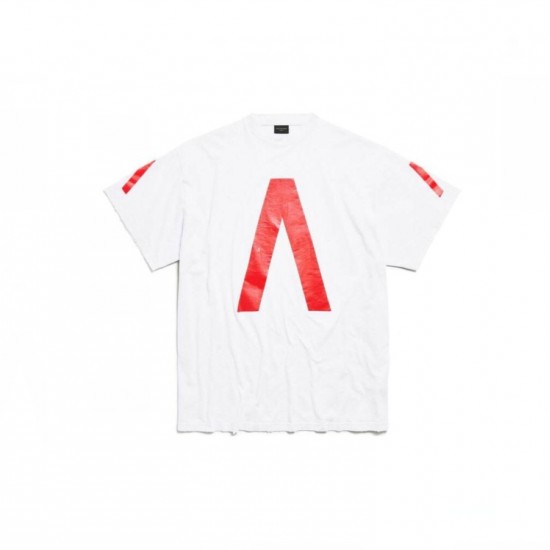 Balenciaga Burst Triangle Print T-Shirt