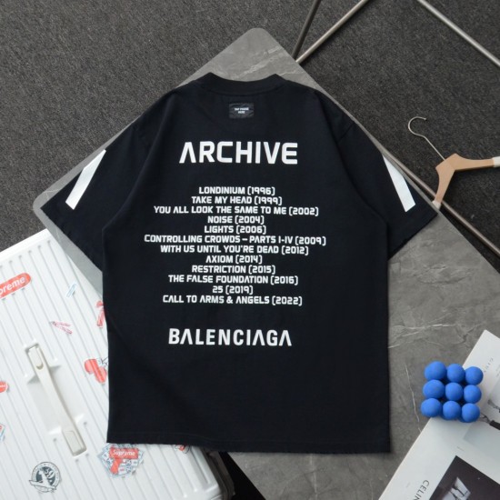 Balenciaga Burst Triangle Print T-Shirt