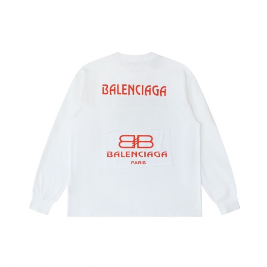 Balenciaga Patchwork Long Sleeves