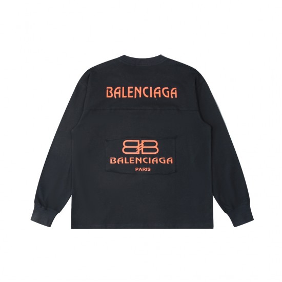 Balenciaga Patchwork Long Sleeves