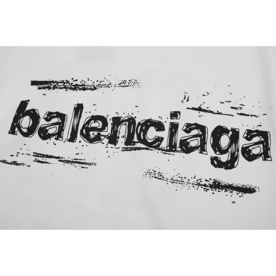 Balenciaga White Ink T-Shirt