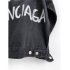 Balenciaga 2 Graffiti Denim Jacket