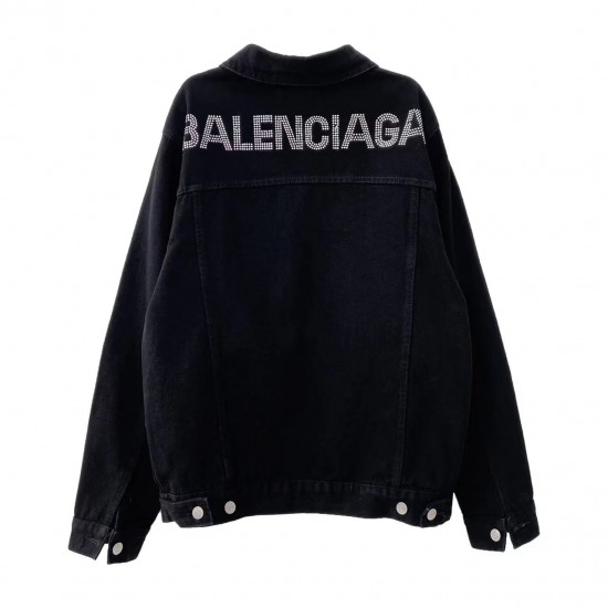 Balenciaga X Swarovski Denim Jacket