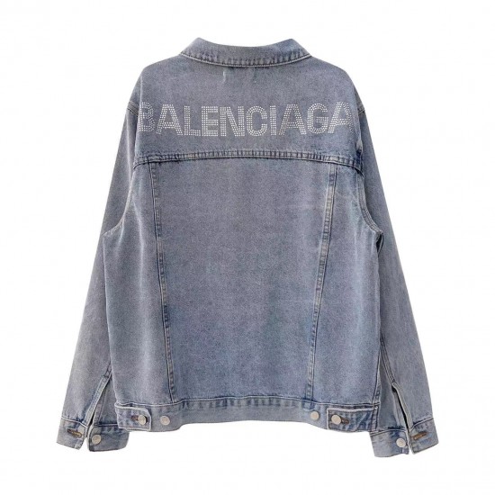 Balenciaga X Swarovski Denim Jacket