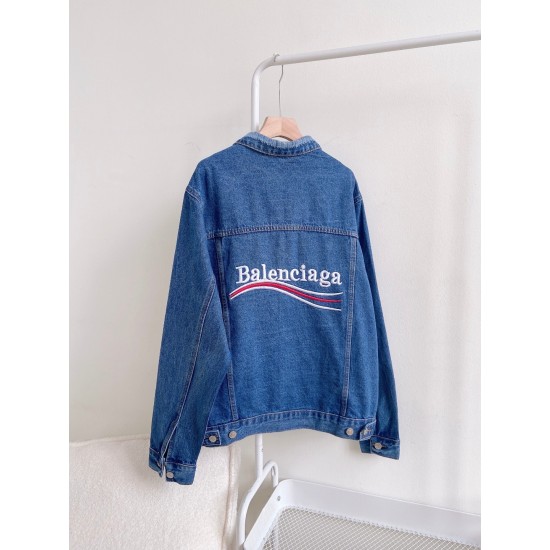 Balenciaga Cola Wave Denim Jacket