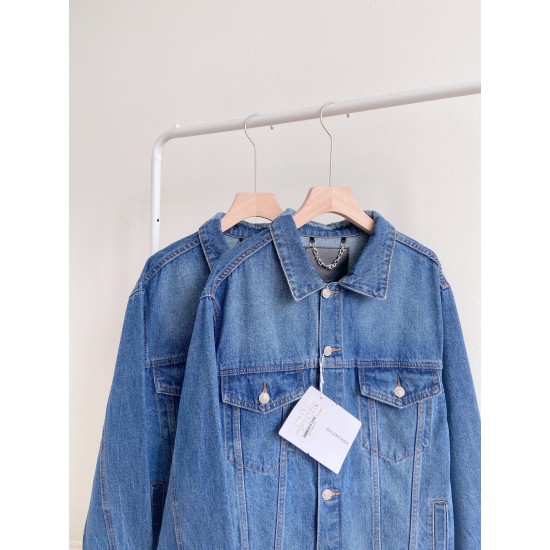 Balenciaga Cola Wave Denim Jacket