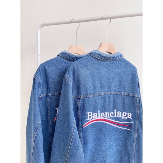 Balenciaga Cola Wave Denim Jacket