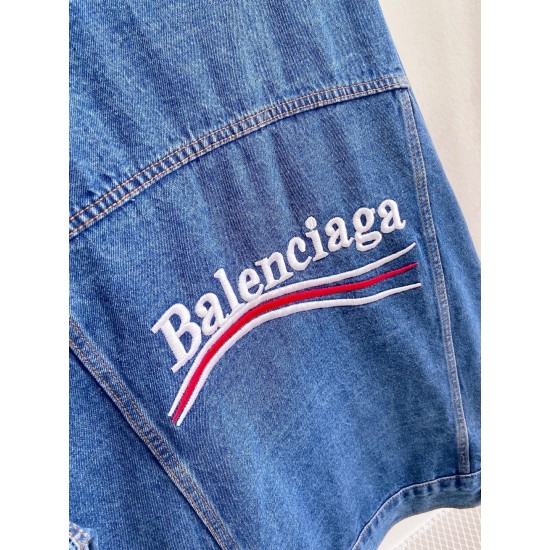 Balenciaga Cola Wave Denim Jacket