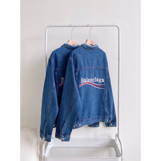 Balenciaga Cola Wave Denim Jacket