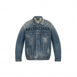 Balenciaga Washed Denim Jacket