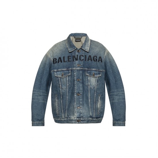 Balenciaga Washed Denim Jacket