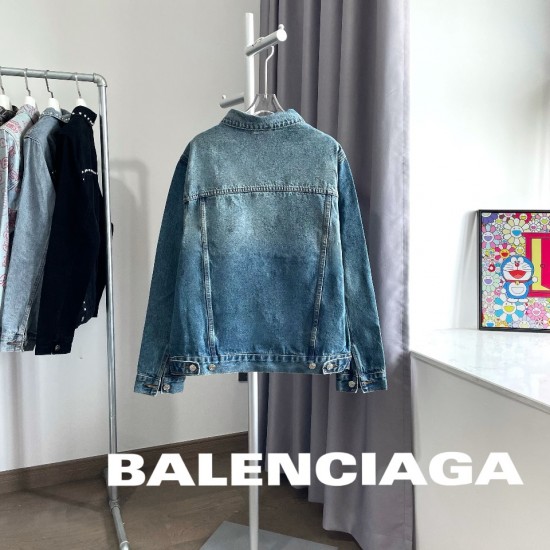 Balenciaga Washed Denim Jacket