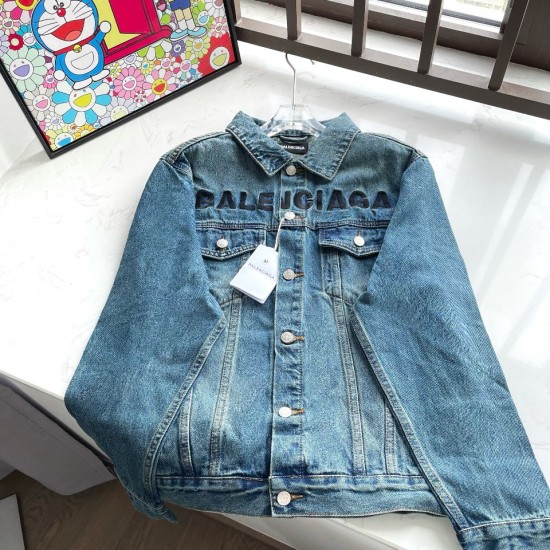 Balenciaga Washed Denim Jacket