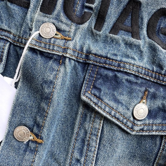 Balenciaga Washed Denim Jacket