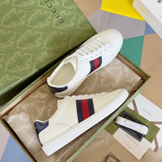 GUCCI Men's Ace Leather Sneakers